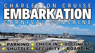 Charleston Cruise Port Parking & Embarkation Process 2023 - Carnival Sunshine