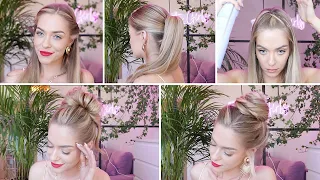 TOP 5 EASY RUNNING LATE HAIRSTYLES, AMAZING HAIRSTYLES COMPILATION | ТОП 5 ПРИЧЕСОК НА СКОРУЮ РУКУ