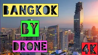 Bangkok Thailand Drone View and Time Lapse 4k