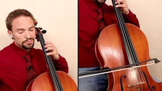 Bach AIR in C Major EASY Cello Duet