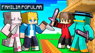 FAMILIA DE FAN LOCA POPULAR vs La Casa Más Segura de Minecraft!