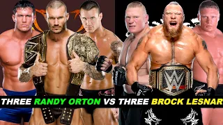 Can 3 Different Brock Lesnar Defeat 3 Different Randy Orton WWE 2K22