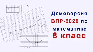 Демовариант ВПР 2020 по математике. 8 класс. Полное решение.