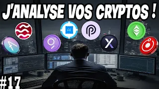 J'ANALYSE VOS CRYPTOMONNAIES #17 - Analyse technique & Investissement long terme