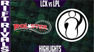 KT vs IG Highlights Game 1 Final | Rift Rivals 2018 LCK vs LPL | KT Rolster vs Invictus Gaming