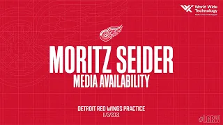 Moritz Seider | Detroit Red Wings Practice | 11/3/21