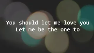 Teddy Swims - Let Me Love You (Lyrics)