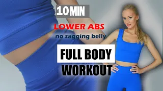 Exercises for a saggy belly🔥 10 minute lower abs workout  ABS for beginners, with medium parameter