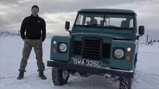 Land Rover Series - Snowy green laning day!