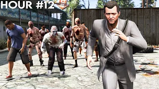 Michael Survived 24 Hours in ZOMBIE APOCALYPSE (GTA 5)