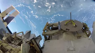 GoPro Action Cam Footage of ISS Spacewalk | Video