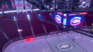 Take a walk on the Montreal Canadiens’ crazy-high, hanging press box