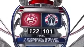 Atlanta Hawks win vs Washington Wizards    March 23, 2016   NBA 2015 16 Season