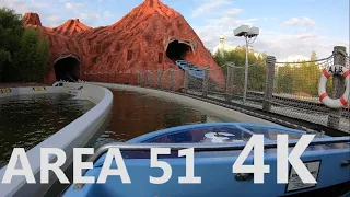 Area51 Top Secret - New 2019 - 4K - Movie Park Germany - Intamin Spillwater - Onride
