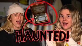 Investigating a HAUNTED Antique Music Box .. *Haunted Garage*