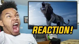 The Lion King Official Teaser Trailer REACTION! | THIS LOOKS AMAZING!