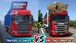 Truckers of Europe 3 V/s Euro Truck simulator 2 | Similar things | gameplay