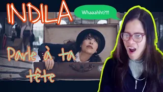 INDILA "PARLE à ta tête" Magnificent Funny,more fun! - REACTION