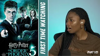 FIRST TIME WATCHING: Harry Potter and the Order of the Phoenix (Part 1/2)