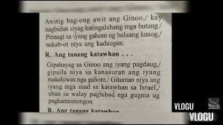 January 15, 2023 Responsorial psalm cebuano Feast of Sto. Niño