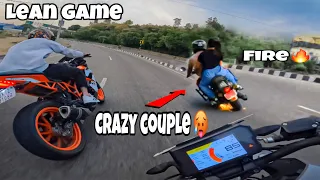 Crazy couple on bullet😱 want race