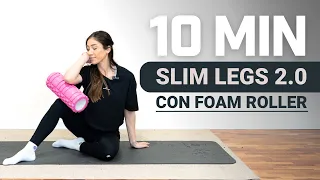 SLIM LEGS 2.0 FOAM ROLLER - 10 minuti di esercizi per ritenzione idrica e gambe gonfie