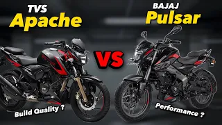 Tvs Apache RTR 200 4V VS Bajaj Pulsar Ns 200 2023 | Detailed Comparision