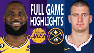 Los Angeles Lakers VS Denver Nuggets  / NBA Playoffs HIGHLIGHTS/ APRIL 20TH 2024/ 4th quarter