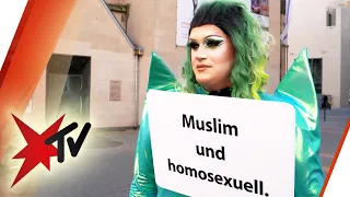 Muslim, schwul, Dragqueen: Was erlebt Jakob (24) im Netz, auf der Straße und familiär? | stern TV