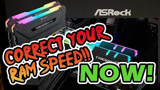 HOW TO: CORRECT YOUR RAM SPEED  | OVERCLOCK YOUR RAM | ASROCK