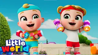 Stay Healthy and Exercise Song | Kids Songs & Nursery Rhymes by Little World