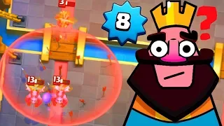 8 ЛВЛ В ШОКЕ С ПРОКАЧКИ ОППОНЕНТОВ НА 3800+ КУБКОВ| CLASH ROYALE