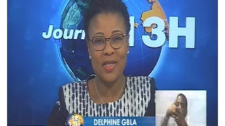 Le 13 Heures de RTI 1 du 28 Mars 2017 avec Delphine Gbla