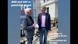 ARD und ZDF in panischer Angst. Peter Weber & Markus Wagner Spitzenkandidat der AfD in NRW