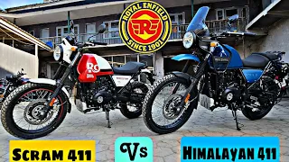 2023 Royal Enfield Himalayan vs Royal Enfield Scram 411 | Which One Is Best For You