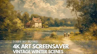 Vintage Art Slideshow for TV French County screensaver for your TV