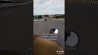 "Menyusuri Jalan Lingkar Utara Kota Tasikmalaya di Pagi Hari"