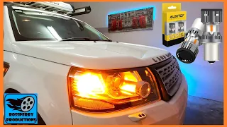 How To Upgrade Turn Signal Bulbs on Land Rover Freelander 2 - Auxito P21W LED Review