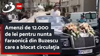 Amenzi de 12.000 de lei pentru nunta faraonică din Buzescu care a blocat circulaţia