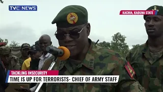 (VIDEO) Time Is Up For Terrorists - Chief Of Army Staff