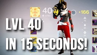 Destiny - Level 40 in 15 seconds! (How to)