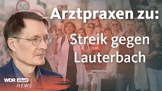 Ärztestreik: Protest gegen Gesundheitspolitik von Karl Lauterbach | Aktuelle Stunde