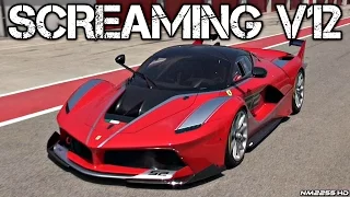 Ferrari FXX K SCREAMING V12 Sounds @ Track + ONBOARD!!