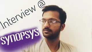 Interview experience at Synopsys