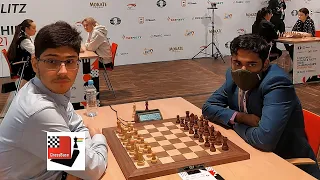 Alireza Firouzja vs Arjun Erigaisi | World Blitz 2021