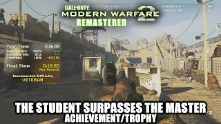 Call of Duty Modern Warfare 2 Remastered - The Student Surpasses the Master Achievement/Trophy Guide