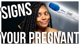 Symptoms of Pregnancy FIRST WEEKS! Signs to look out for + How I Knew! ♡🤰🏽