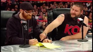 kevin owens and sami zayn speak french RAW 2018 (canada)