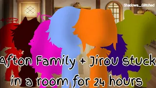 Afton Family Stuck in a Room for 24 Hours |•| Cringe? |•| Izuku Afton & Kyouka Emily AU