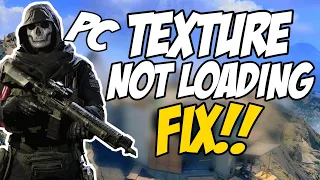 How To Fix COD WARZONE Texture Not Loading on PC 2022